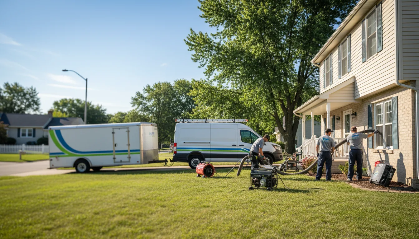 Flooded Basement Restoration And Cleanup With Repair in Ida Grove, IA near me